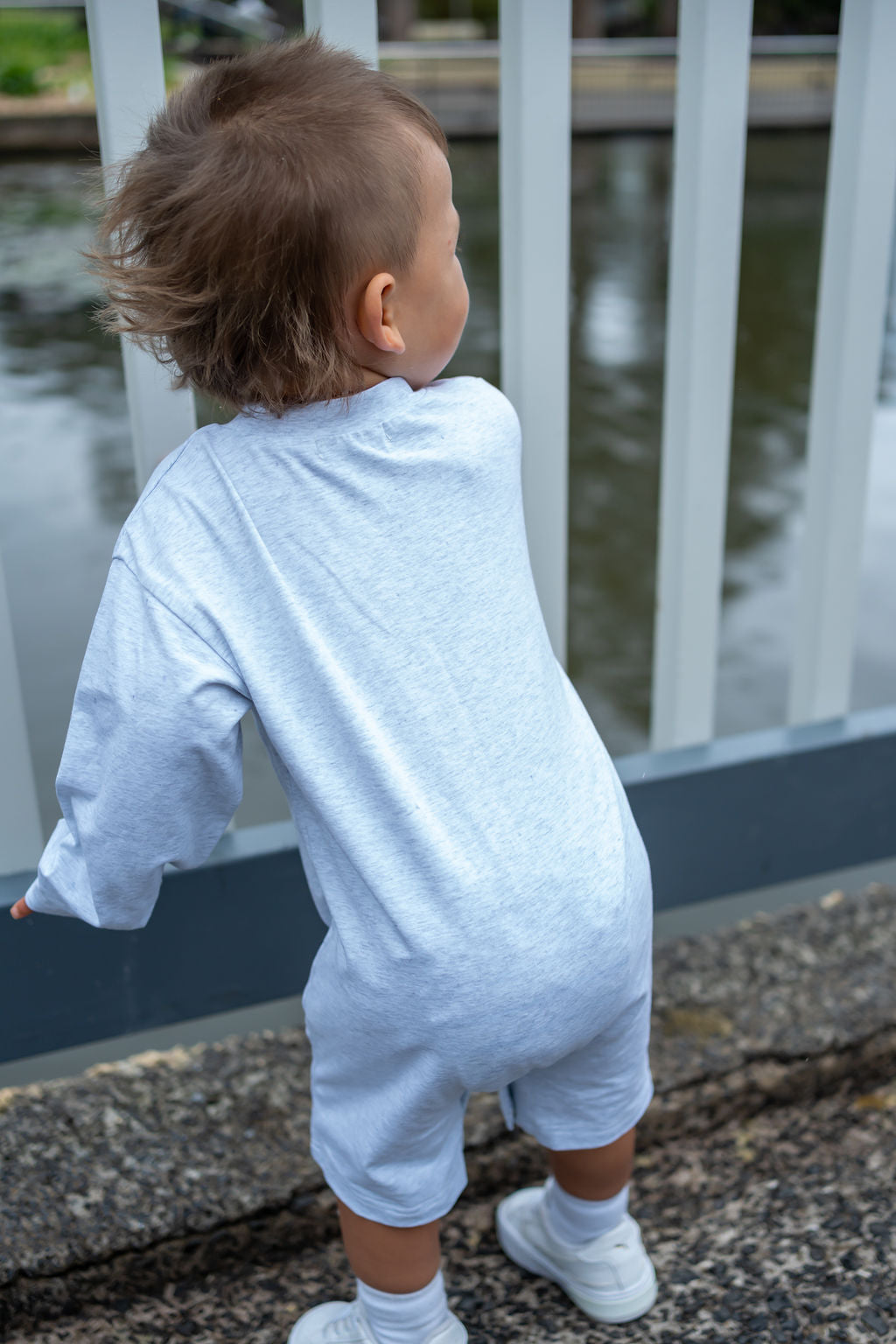 Kaiābaby Grey Romper