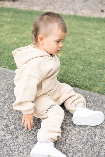 Beige Tracky Pants